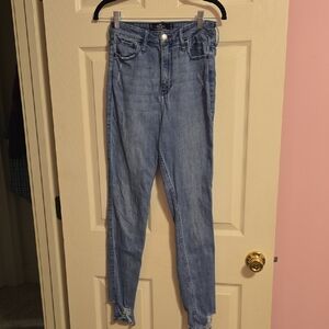 Hollister High Rise Light Blue Jeans